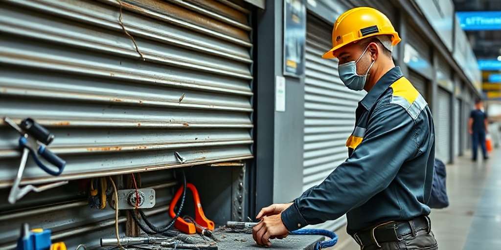 instalación de cierres metalicos enrrollables